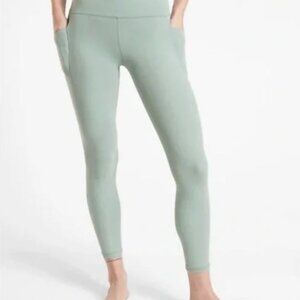 Athleta Small Tall Salutation Stash High Rise 7/8 Legging